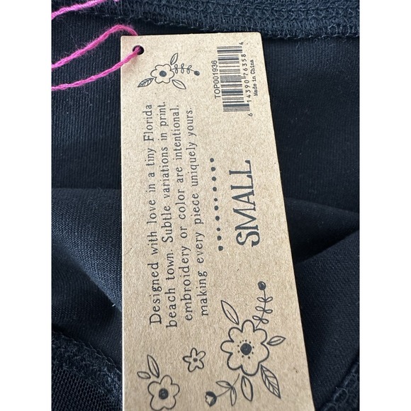 New NATURAL LIFE‎ Top Women's Small Black  Sleeveless Stretch Basic - Picture 4 of 7